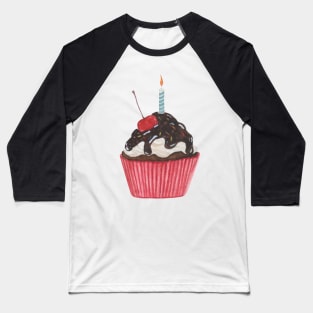 Birthday cupcake Baseball T-Shirt